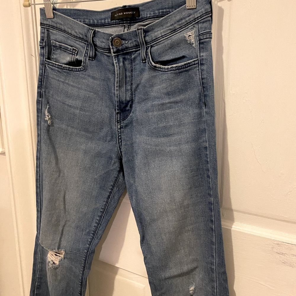 Flying Monkey - Mid Rise Straight Leg Jean - 27